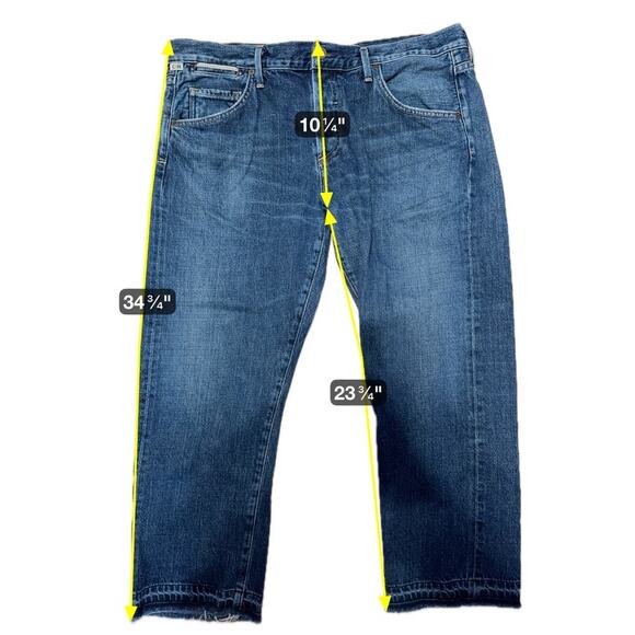 Citizens of Humanity Premium Vintage Jeans 32 Selvedge Made in USA - Picture 10 of 10